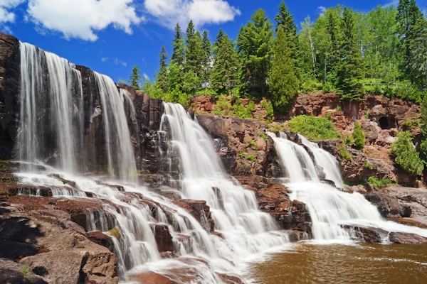 Gooseberry Falls State Park waterfall Minnesota
