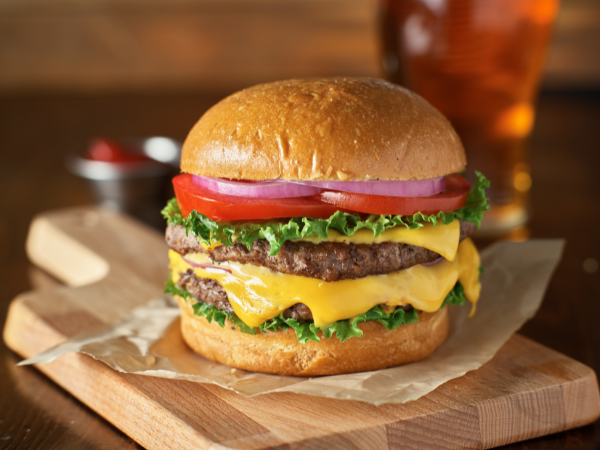 Amerikaanse hamburgers - cheeseburger