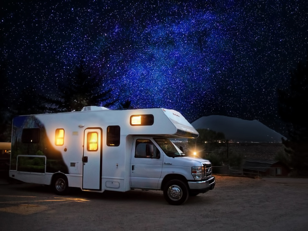 Camper onder de sterren