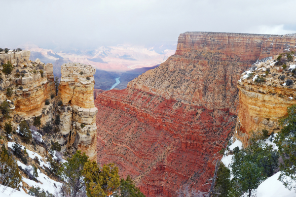 Grand Canyon in winter