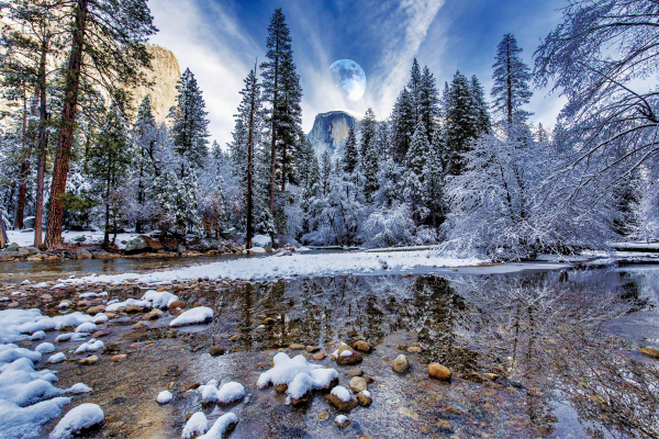 Yosemite in winter