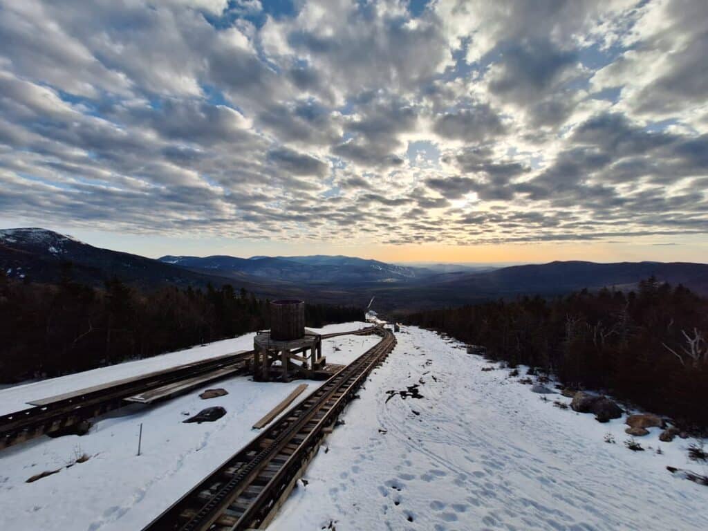 Uitzicht trein White Mountains