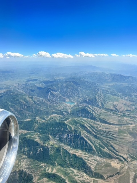 Snowbird met uitzicht op Salt Lake City